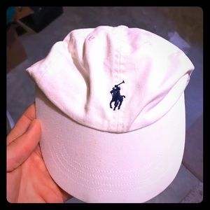 Polo Ralph Lauren White Adjustable Hat